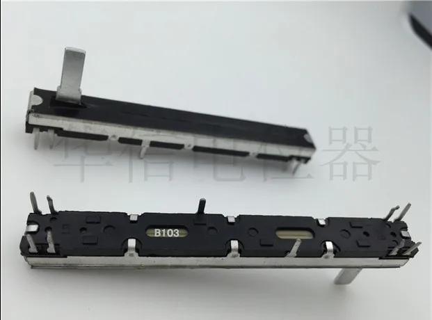 4 шт. миксер fader прямой потенциометр скольжения SC6082GH B10K/скользящий длина ручки 15