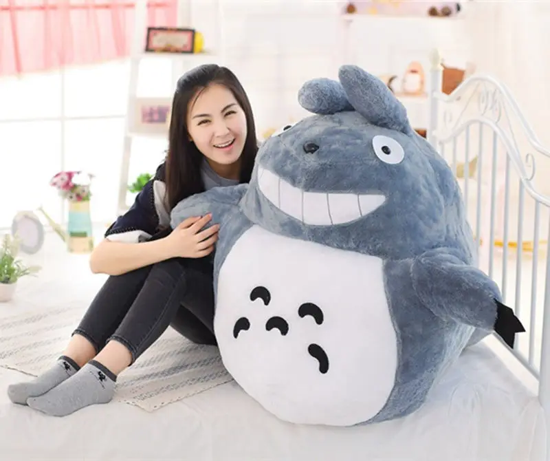 [Смешные] Большой размер 140 см аниме Мой сосед Тоторо Плюшевые игрушки Мягкая