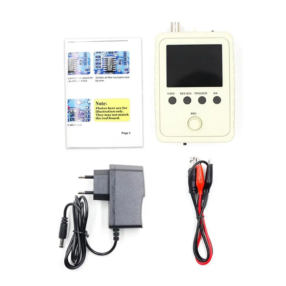 Полностью Собранный DSO FNIRSI-150 15001K DIY цифровой осциллограф комплект с корпусом чехол коробка - Цвет: Черный