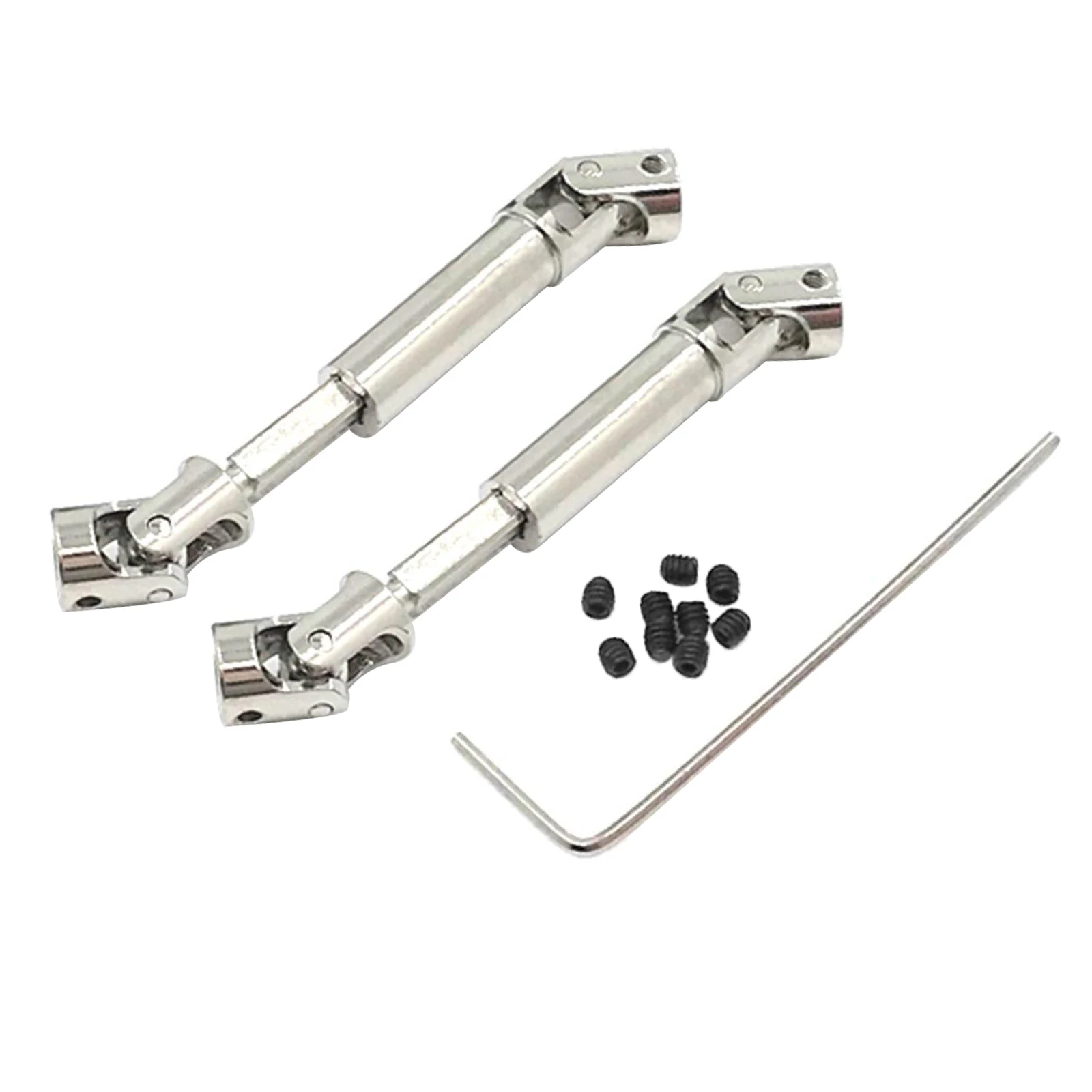 

2 Pieces Metal Drive Shaft Replace Fit for Suzuki 1:16 RC Car Model Parts