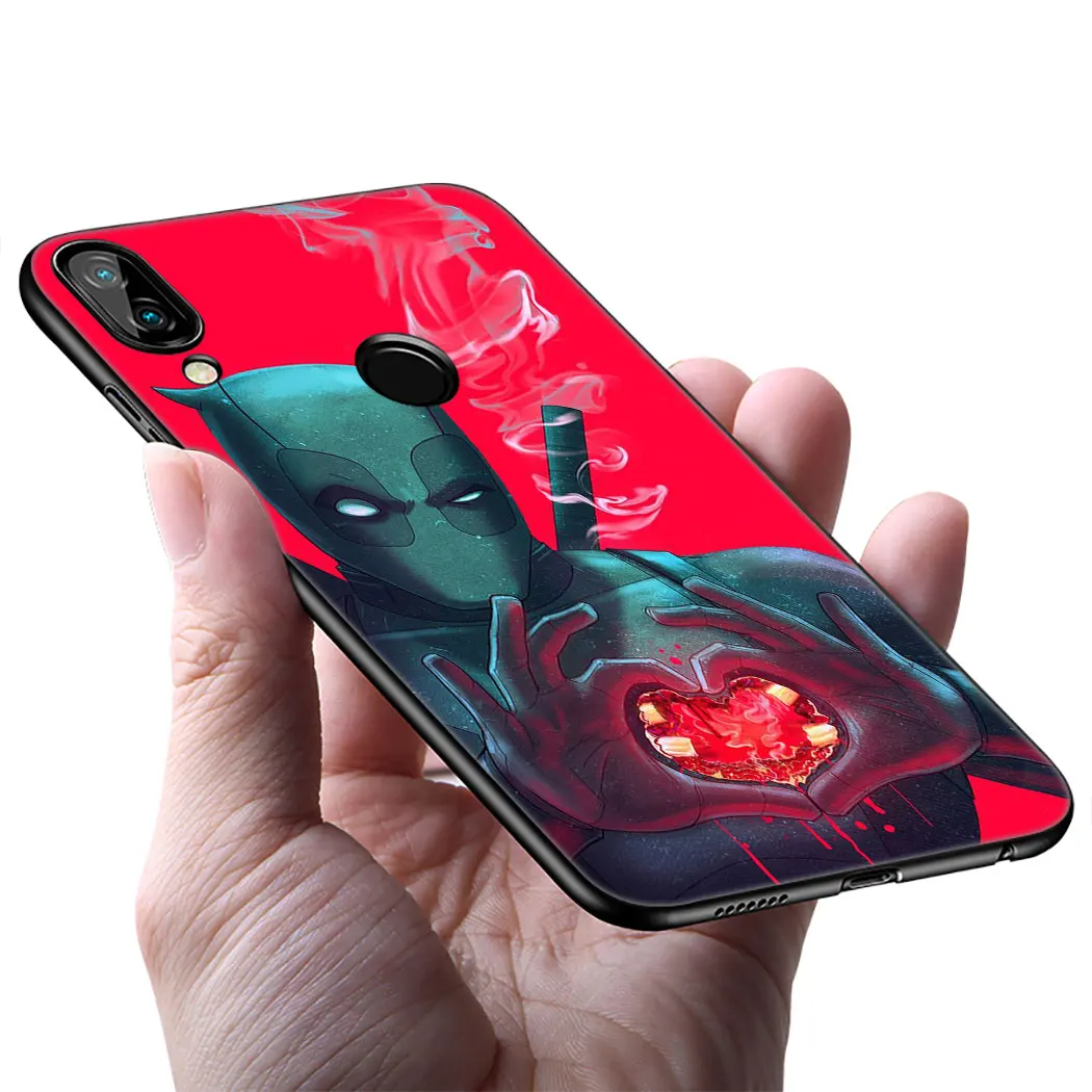 Мягкий силиконовый чехол MARVEL Deadpool для huawei mate 30 Pro Lite Y9 Prime P9 P8 |