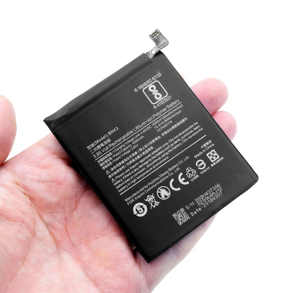 

Аккумулятор BN43 для Xiaomi Redmi Note 4X 4X4000/4100 мА · ч