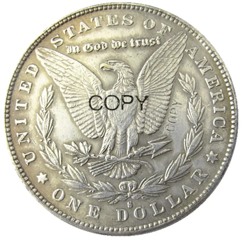 US Hobo 1921S-D Morgan Dollar Череп Зомби Скелет ручная работа Посеребренная копия монет | Дом