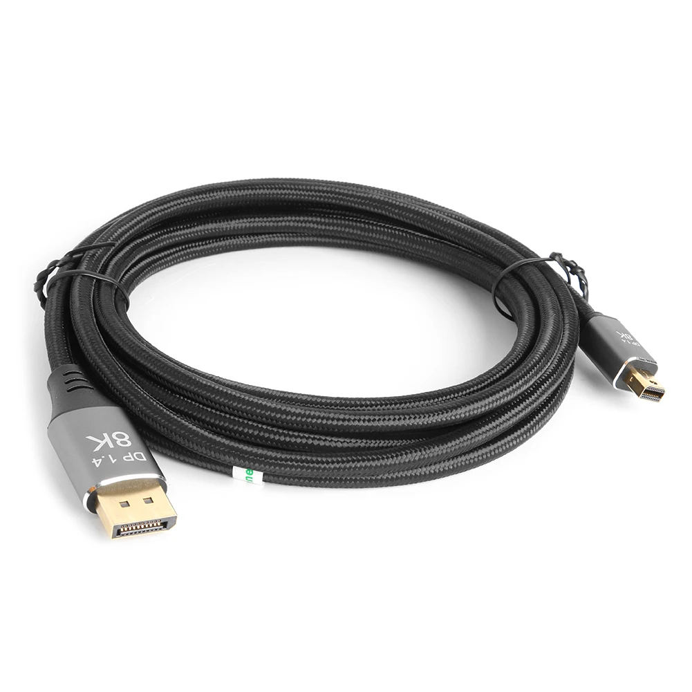 Мини DP к кабелям дисплей B0305 8K/60Hz порт 1 4 адаптер шнур аудио кабель Шнур микрофон