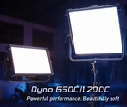 Nanlite NANLUX Dyno650C1200C светодиодный высокомощный профессиональный свет для фотосъемки заполсветильник свет для фильма pk Aputure nova P300C комплект