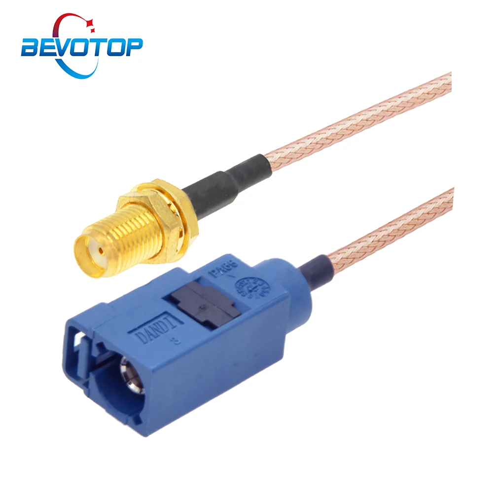 

1PCS Fakra C Female to SMA Female Bulkhead Jack RG316 Pigtail Car Navigation GPS Antenna Adapter RF Coaxial Extension Cable