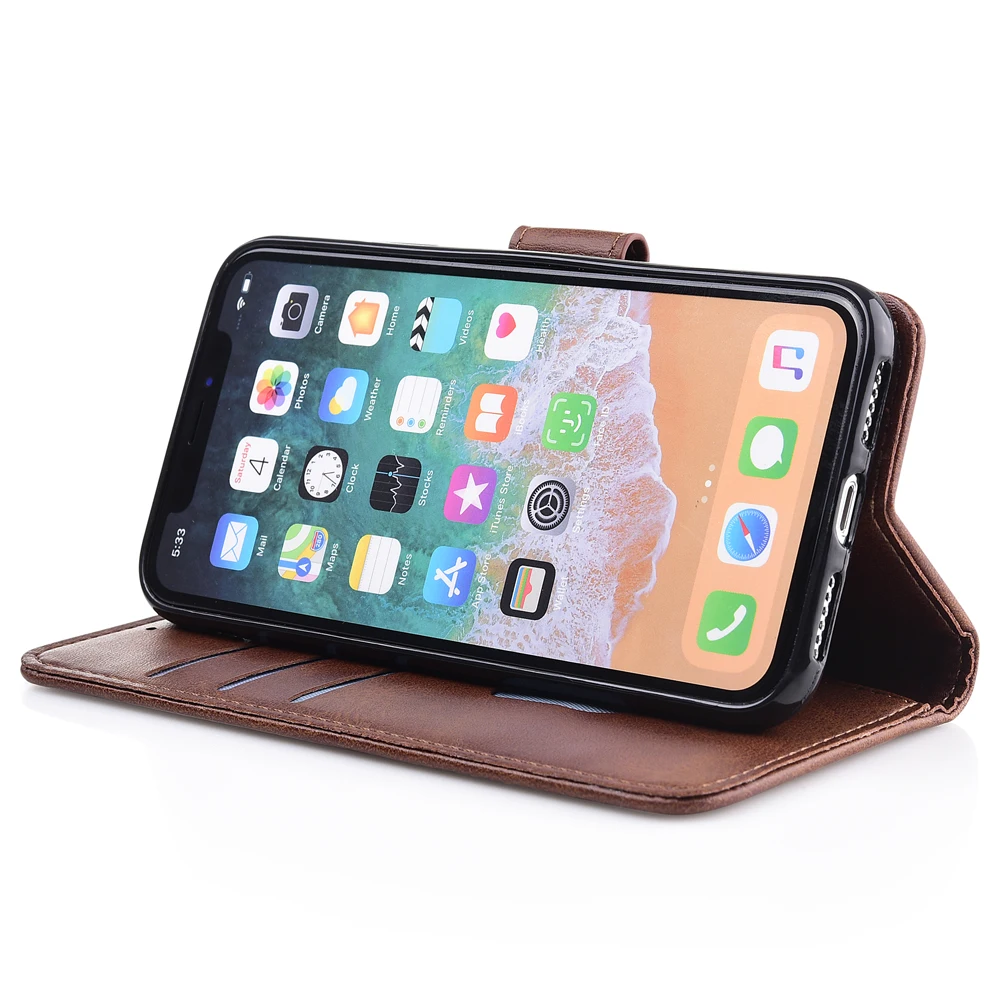 Чехол для Samsung Note 9 чехол Galaxy с подставкой кожаный Note9 N960 ремешком | Мобильные