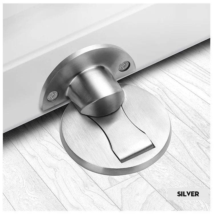 

Magnetic Door Stops 304 Stainless Steel Door Stopper Hidden Door Holders Catch Floor Nail-free Doorstop Furniture Hardware