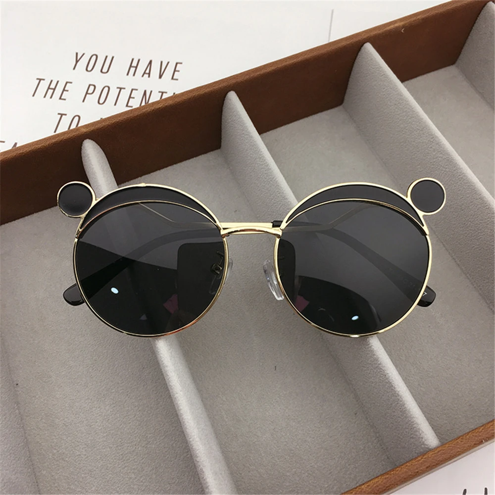 Модные детские солнцезащитные очки роскошные дизайнерские Мультяшные для