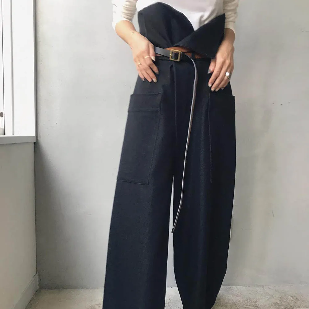 Женский свободный комбинезон с широкими штанинами элегантная белая футболка