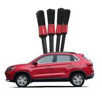 4 pcsset car detailing brushes cleaning brush set for cleaning wheels tire interior exterior leather air vents car cleaning