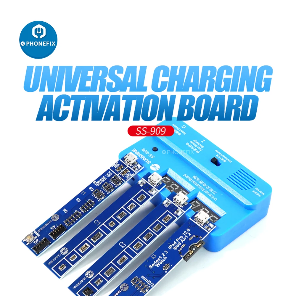 Cheap SS 909 الشمس المشرقة بطارية شحن تفعيل مجلس العالمي الذكية شحن البطارية تستر آيفون باد سامسونج هواوي أندرويد