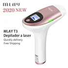 Эпилятор Mlay Laser T3 IPL для мужчин и женщин, устройство для перманентного удаления волос, электрический депилятор с 500000 вспышками для домашнего использования