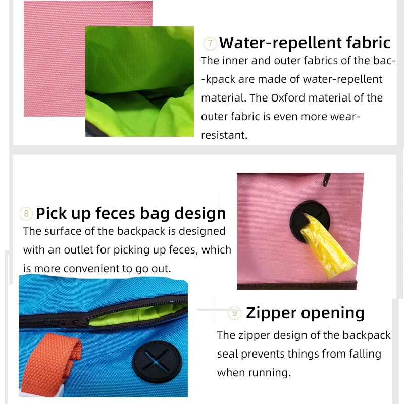 Уличный рюкзак среднего размера для маленьких собак школьная сумка-переноска с