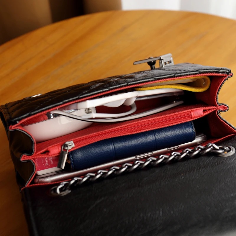 Новинка 2021 популярные кожаные сумки через плечо DAI.MM с алмазной текстурой для