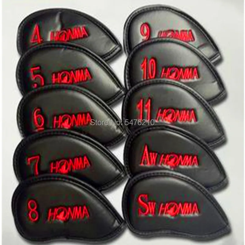 10 шт./компл. Honma гарнитура для гольф-клуба из высококлассной искусственной кожи с