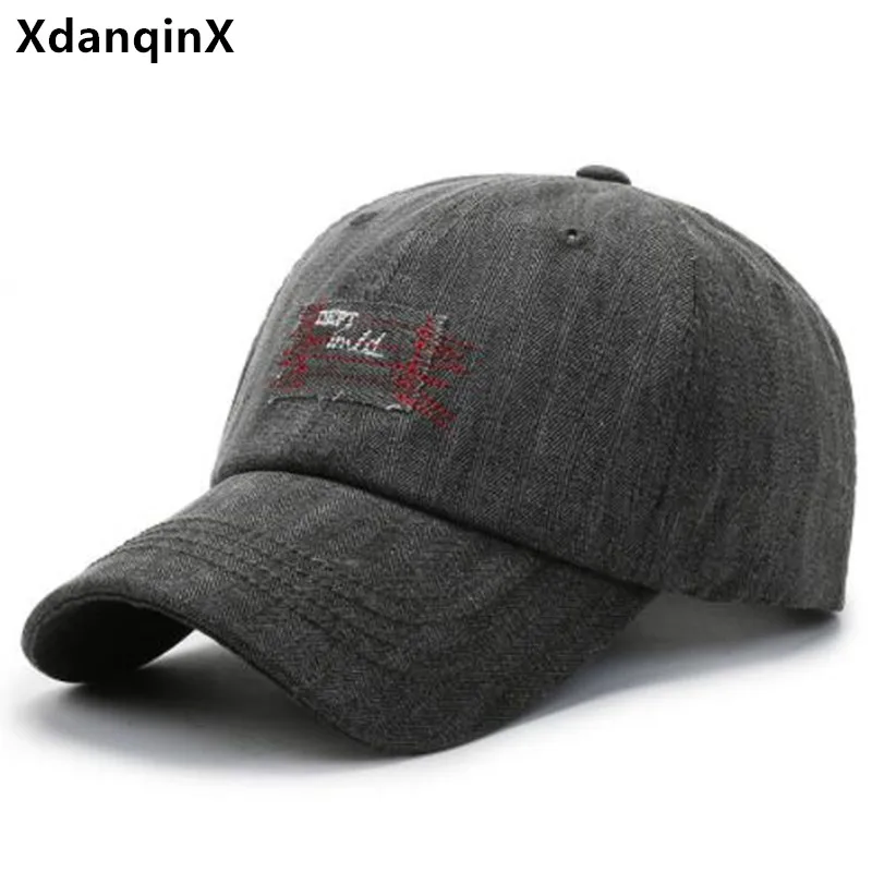 

XdanqinX Spring New Men Women Personality Washed Cotton Baseball Caps Snapback Cap Fashion Trend Embroidery Couples Sports Hats