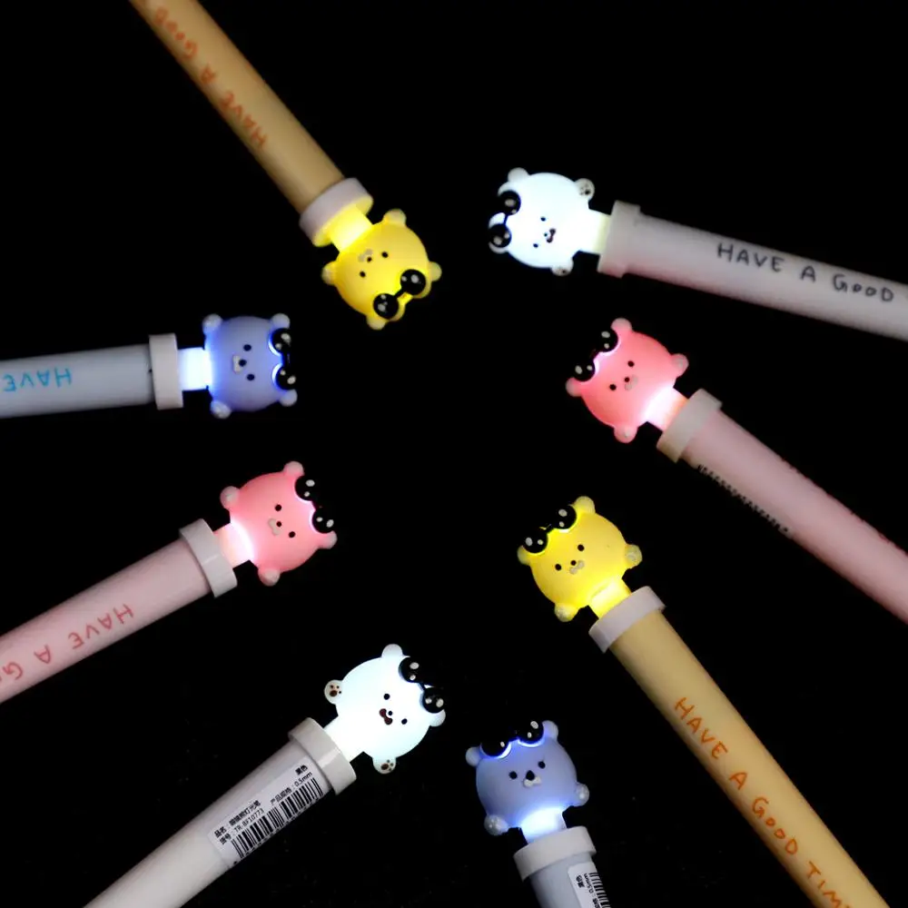JIANWU милый маленький Медвежонок светильник гелевая ручка kawaii черная чернильная