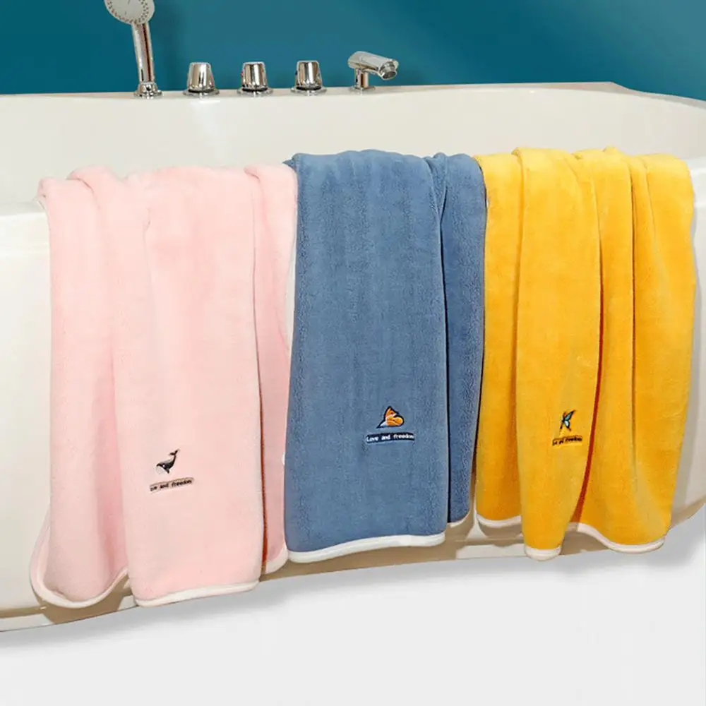 

160x80CM Household Water Absorption Quick-Drying Bath Towel