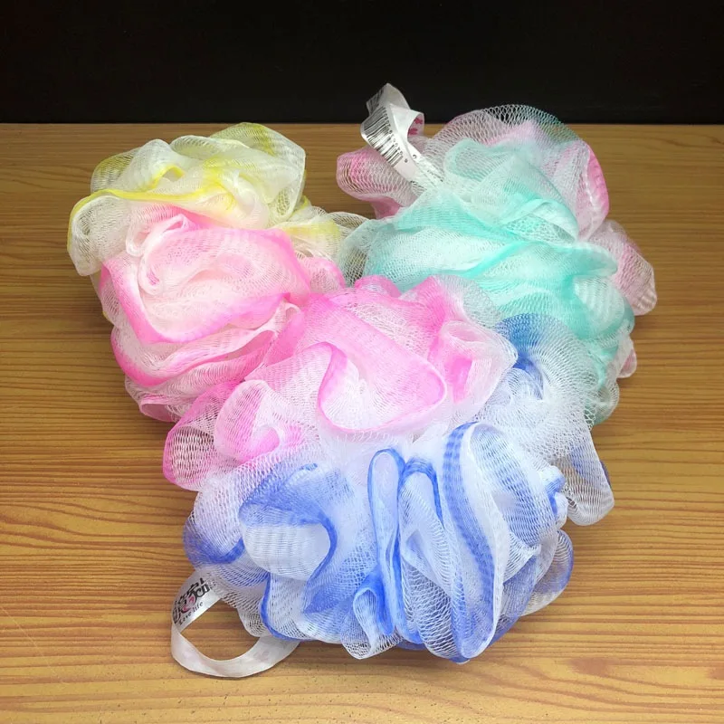 

Soft Shower Mesh Foaming Sponge Exfoliating Scrubber Multicolor Bath Ball Body Skin Cleaner Cleaning Tool Bathroom Accessories
