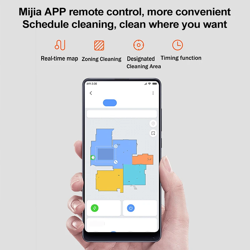 Xiaomi Mijia STYTJ02YM пылесос робот V2 Pro для Дома СС 2100Pa развертки 2 in1 Wi Fi пылесборник