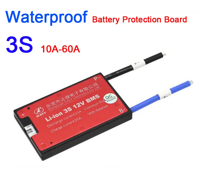 3S 12В 10А 60А Li Ion BMS 18650 литиевая батарея Защитная панель W баланс 25A 35A 40A 45A батареи