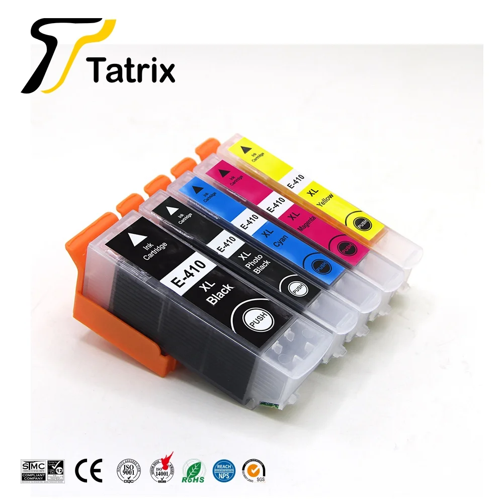 Tatrix 410XL T410XL T410 цветной совместимый чернильный картридж для принтера Epson Expression Premium