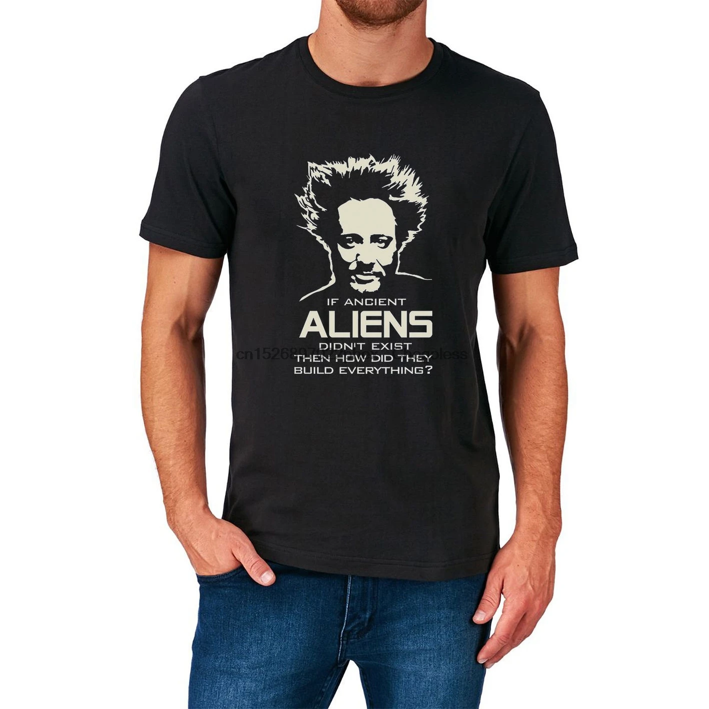 Футболка GIORGIO TSOUKALOS Мужская футболка с изображением старинных Инопланетянин