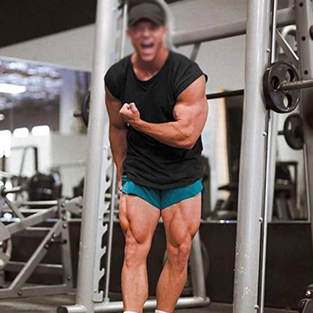 ERIDANUS для мужчин футболка Slim Fit без рукавов Фитнес упражнений в европейском и