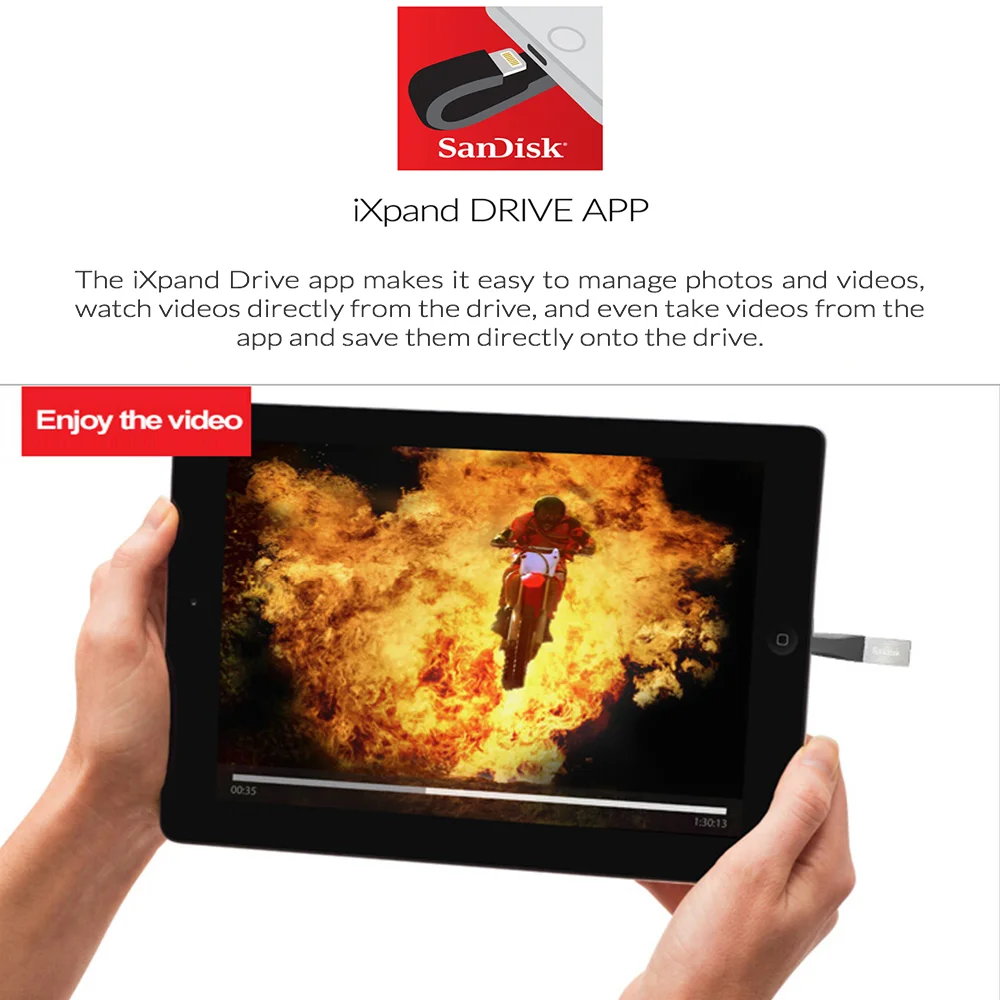 Usb-флеш-накопитель SanDisk для iPhone OTG USB 128 256 ГБ 64 | Компьютеры и офис