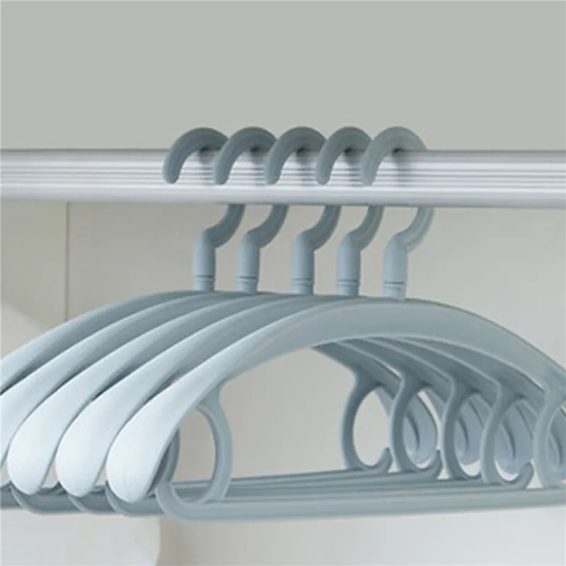 

1pc Household Hanger Wide Shoulder Adult Clothes Racks Non-slip Clothes Hanging Plastic Closet Space Saver Organizer 41.5x20.3cm