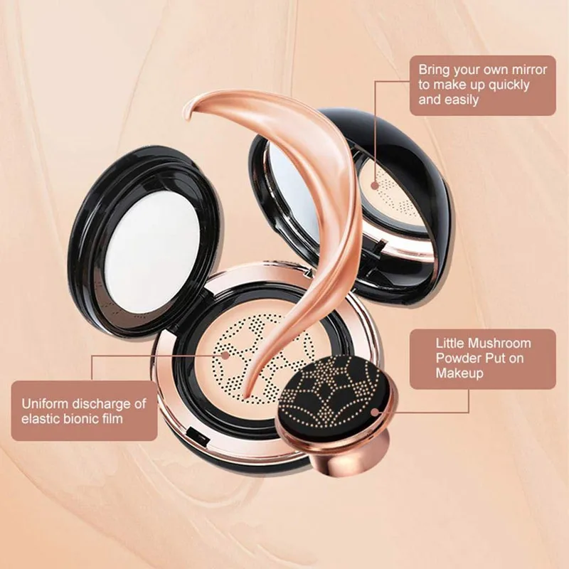 Малый увлажняющий крем-консилер с воздушной подушкой в форме гриба для макияжа