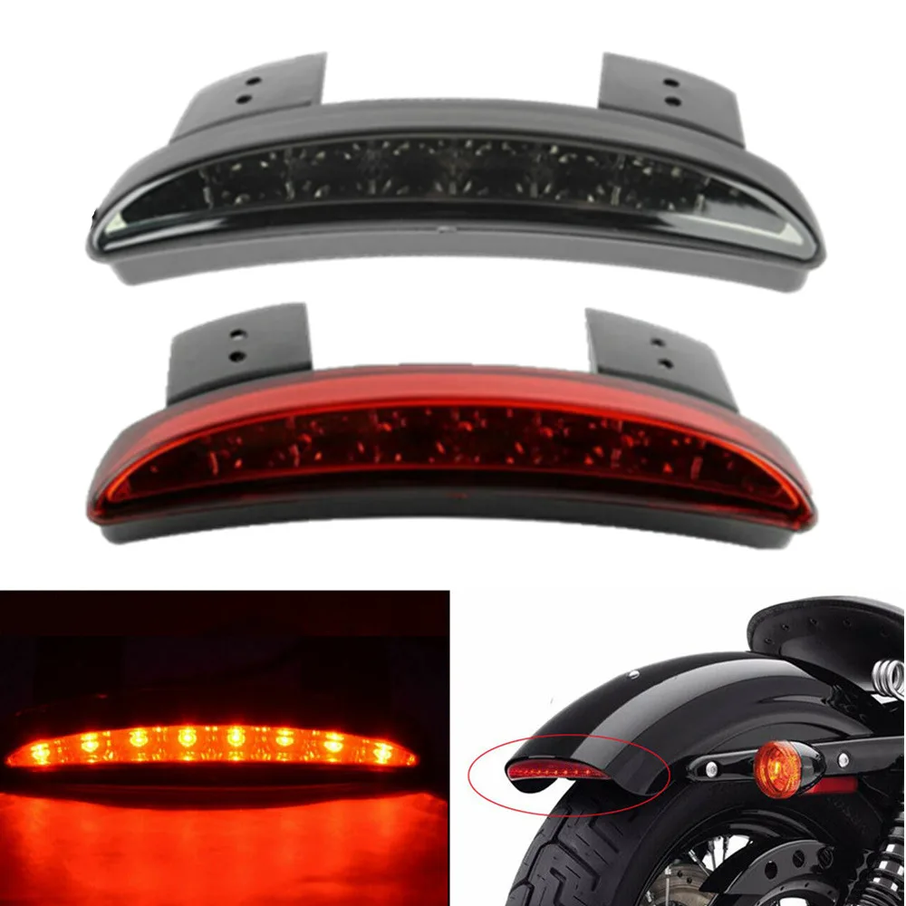 Красный светодиодный стоп сигнал для мотоцикла задний фонарь Harley Touring Sportster XL883N