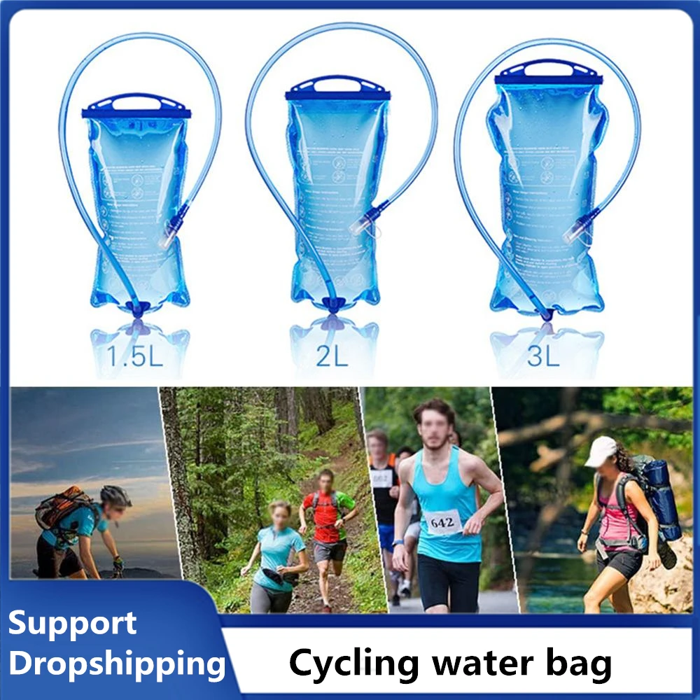 

Water Bladder Bag Water Reservoir Hydration Pack 1.5L 2L Leak-proof Water Storage Bag BPA Free Running Hydration Bladder