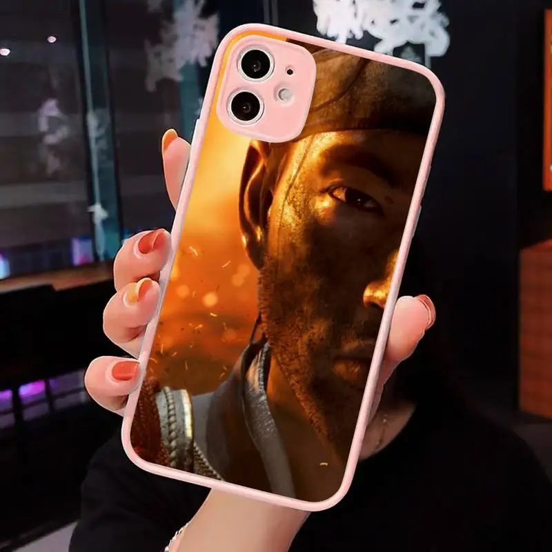 

hot game ghost of tsushima Phone Cases Matte transparent For Pink iPhone 12 Mini 11 Pro XR XS Max 7 8 Plus X Back Cover