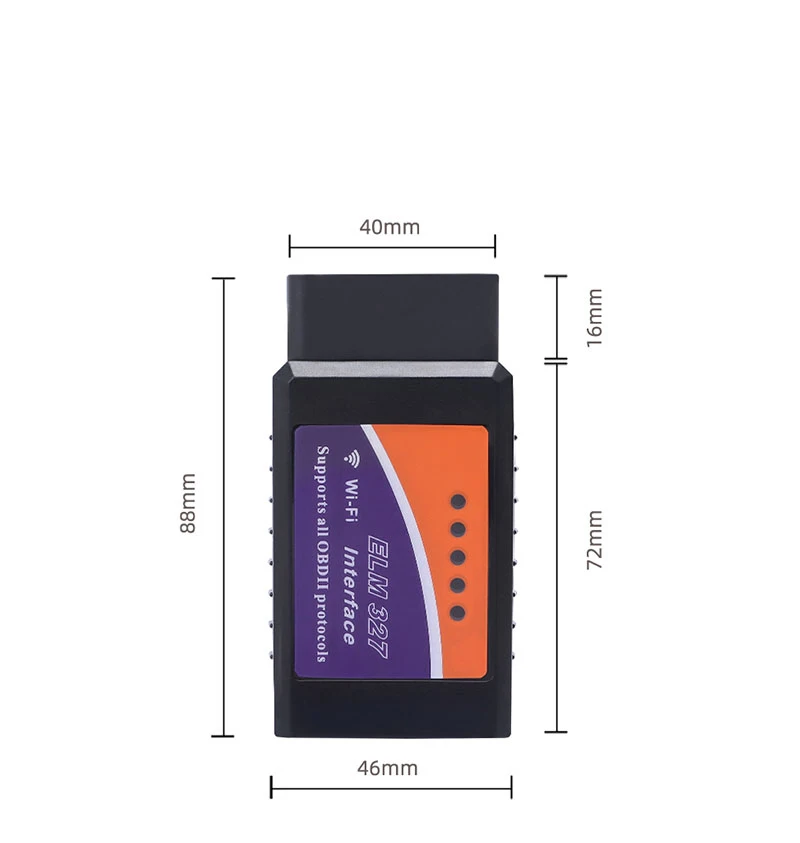 Автомобильный сканер ELM327 WIFI V1.5 OBDII ELM 327 BT/Wi Fi 1 5 HHOBD HH OBD OBD2 Bluetooth совместимый