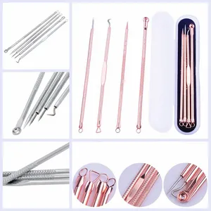 145 шт., для удаления угрей, акне игл, для удаления прыщей, черных точек, очиститель пор, глубокий инструмент для очищения кожи, аксессуары для красоты