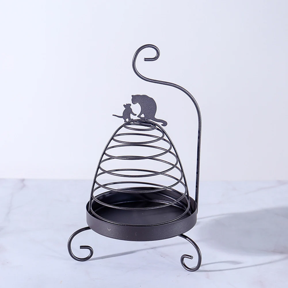 

Portable Easy Use Nordic Iron Art Retro Hanging Rustproof Insect Repellent Cute Mosquito Coil Holder Home Bedroom Storage
