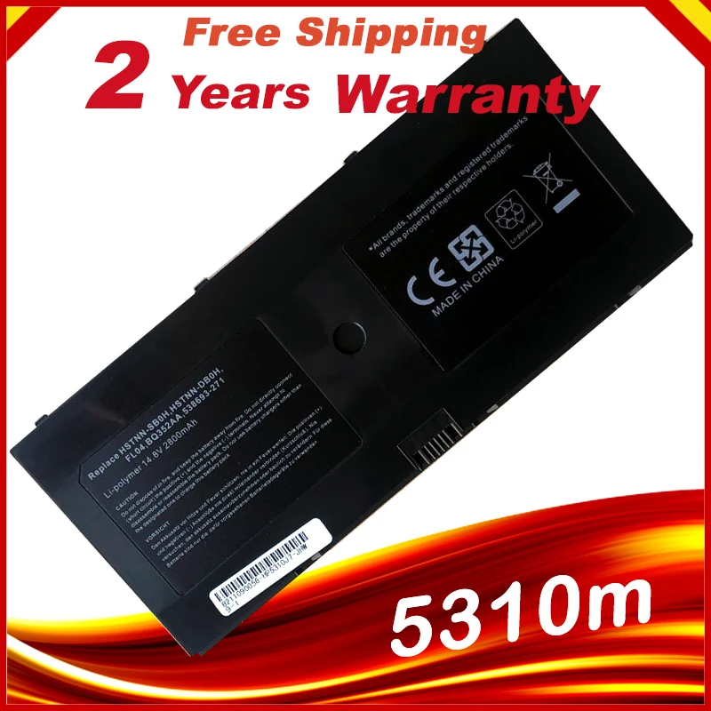 14 8 V 2800mAh Аккумулятор для ноутбука HP ProBook 5310 м 5320 538693-271 BQ352AA HSTNN-DB1L FL04 | Компьютеры и