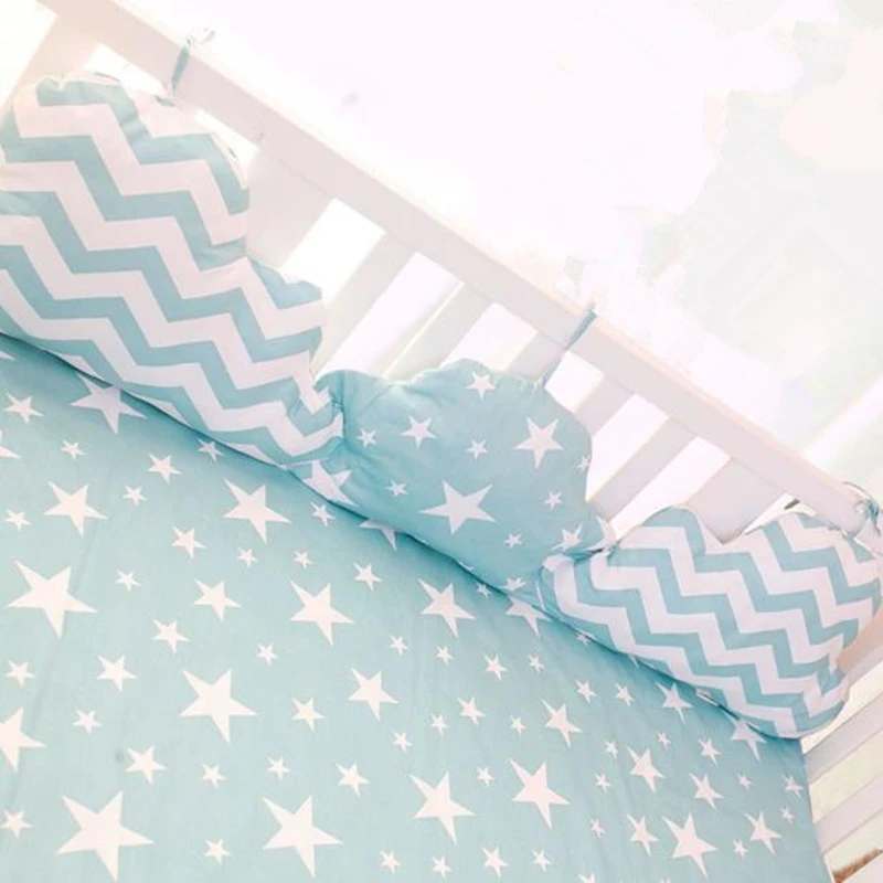 Детский бампер для кроватки хлопок в форме облака колыбель новорожденных