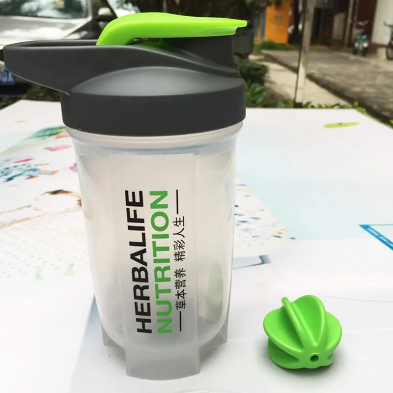 500ml 2 400 мл 500 мл портативный Herbalife Nutrtion прозрачный велосипедный велосипед герметичная Спортивная небьющаяся пластиковая бутылка для воды - Цвет: 500ml 2