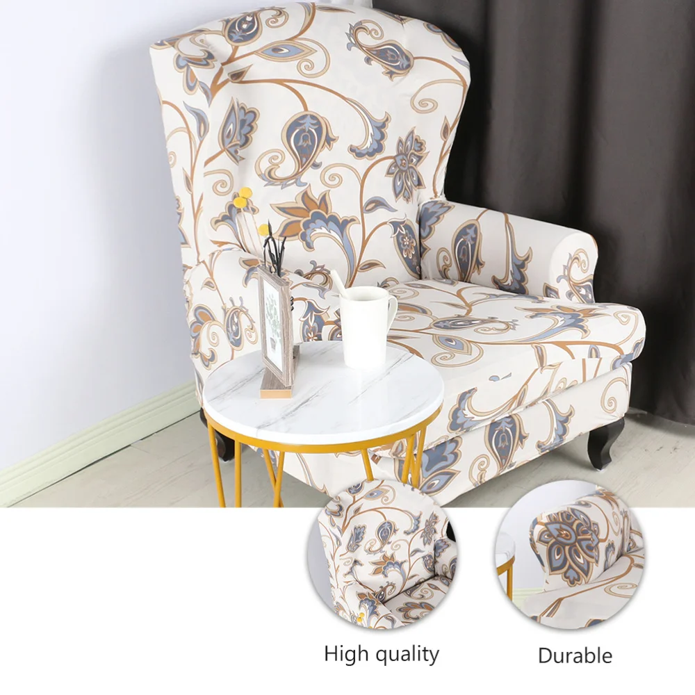 

1Pc Wear-resistant All-inclusive Chair Cover Polyester Chic Sofa Cover for Home