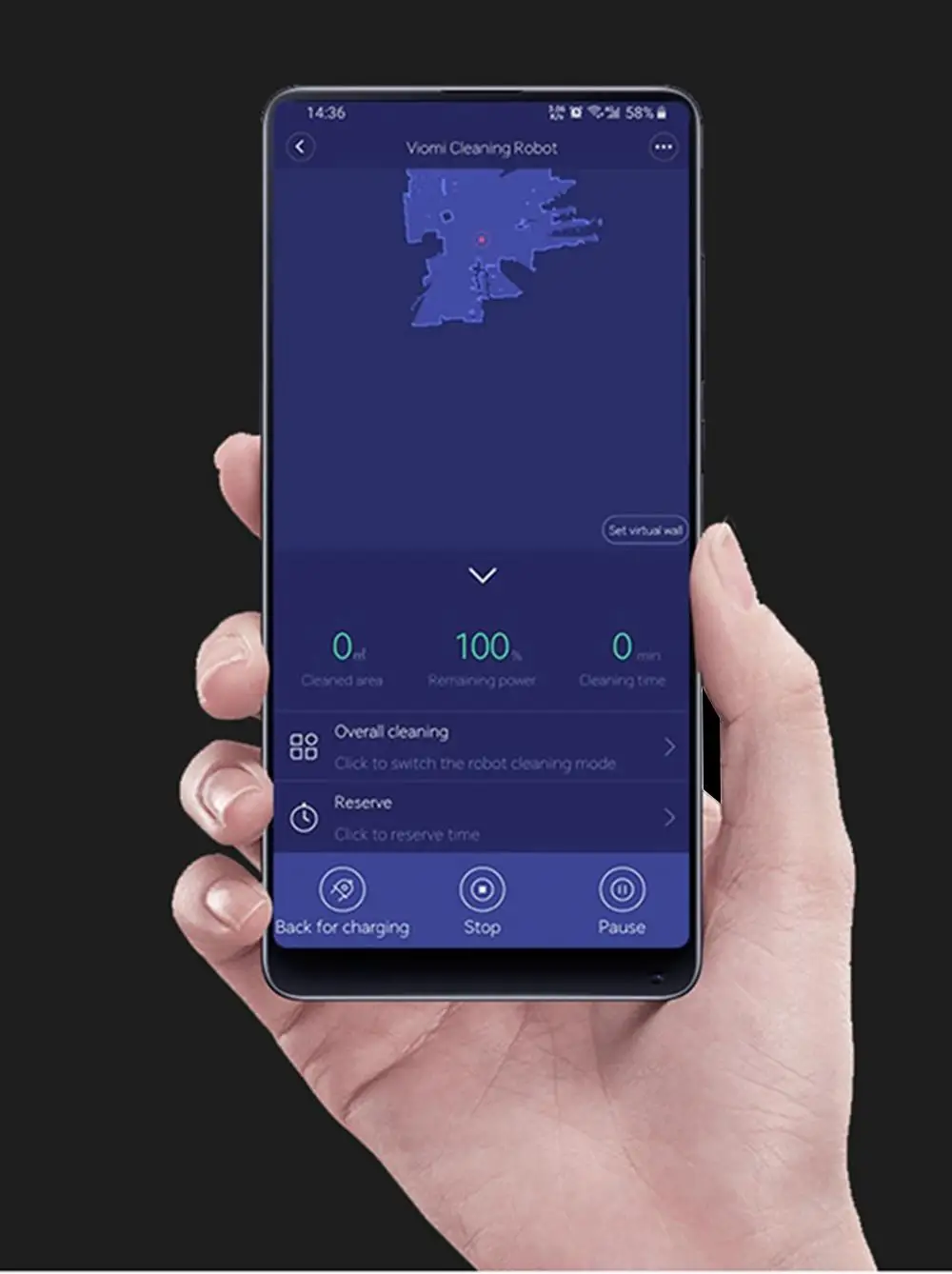 [Версия ЕС] VIOMI робот пылесос V2 Pro умная очистка с высоким всасыванием LDS Лазерная навигация электрический контроль