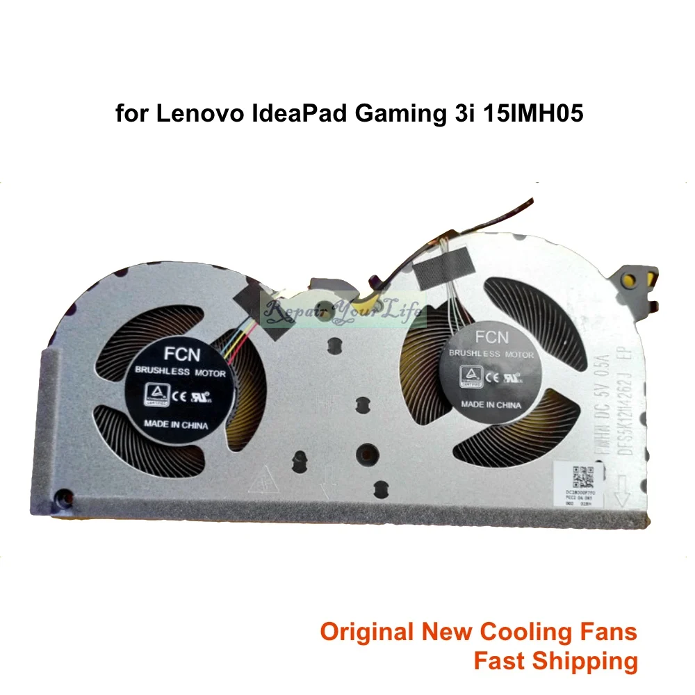 Вентилятор охлаждения компьютера для Lenovo IdeaPad Gaming 3i 15IMH05 кулеры ПК радиатор DC28000F7F0