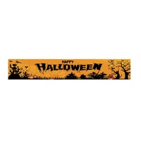 appy halloween witch print hanging banner sign party backdrop pull flag background for indoor outdoor holiday yard decoration