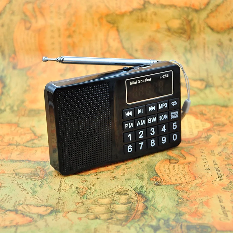 L-258 многодиапазонный Fm Am радио Mw и Sw приемник mp3-плеер с tf-карты USB флэш-накопитель |