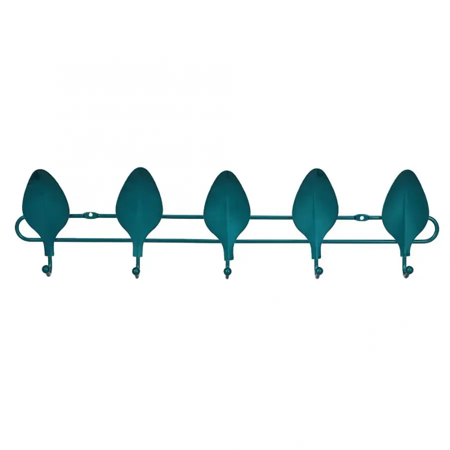 Вешалка вешалка в форме листа органайзер для одежды шляпы настенный держатель