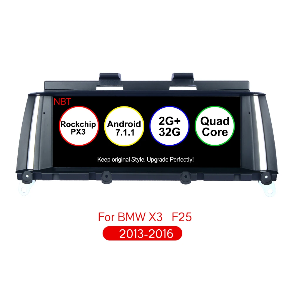 Автомобильный dvd плеер на Android 7 1 для BMW X3 F25 автомобильный мультимедийный