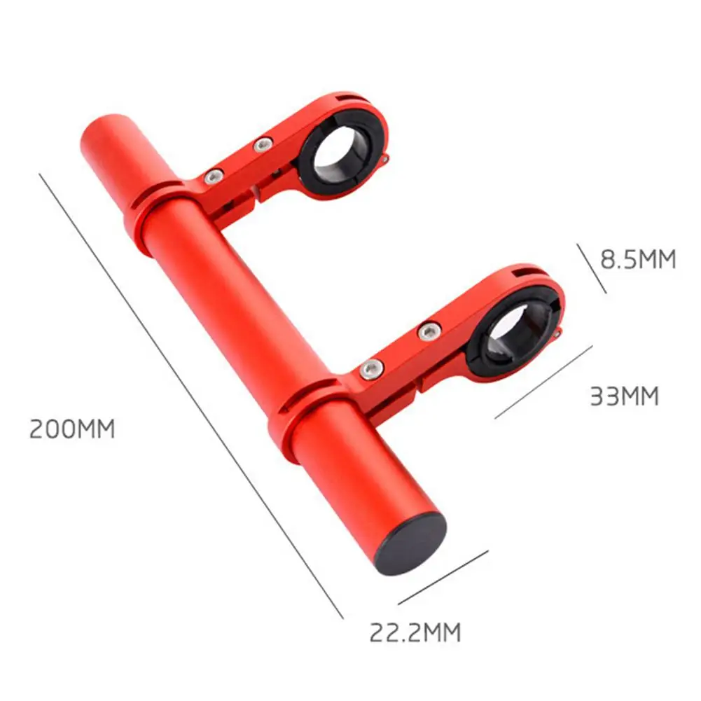 

HobbyLane Bicycle Light Holder Handlebar Extender 25.4/31.8MM Cycling Bike Frame Double Extension Mount Holder