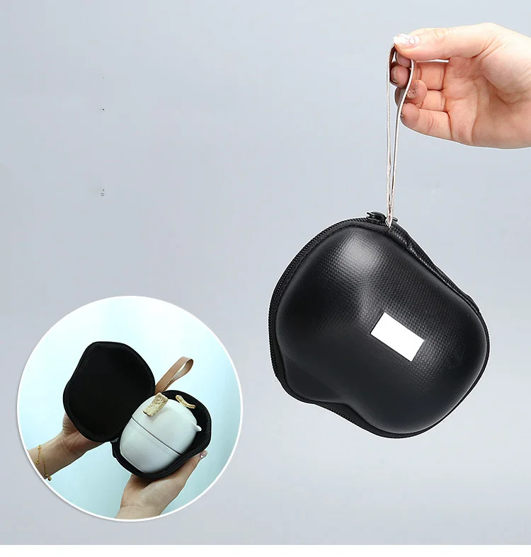 

Teaware Chinese Style Tea Set Elegant Portable Ceramic Tea Cup Kung Fu Travel Office Small Teapot Cup Set